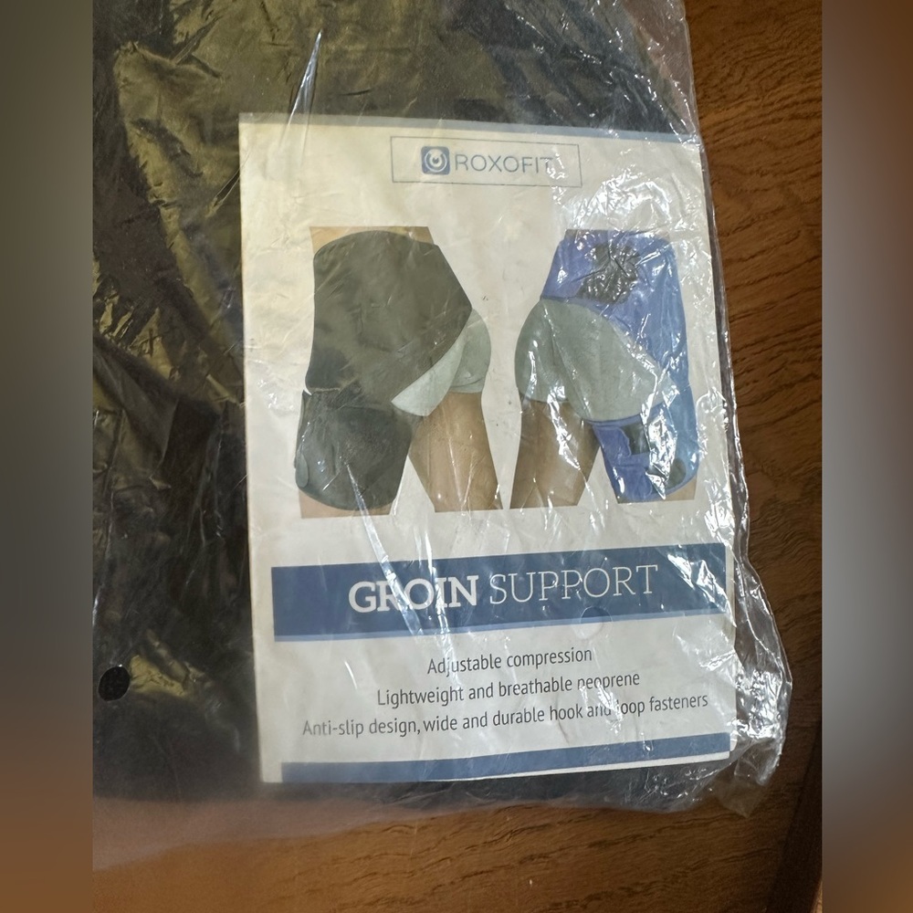 Groin support brace